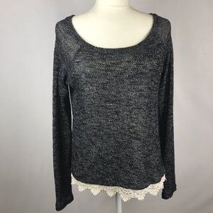 Black & White Mossimo Supply Co. Sweater